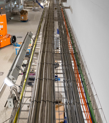 Verlegung Kabelstränge